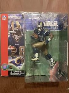 Marshall Faulk Signed McFarlane Action Figure - Picture 1 of 3