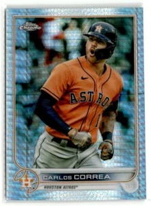 Carlos Correa Houston Astros 2022 Topps Chrome Prism Refractor #213 - Picture 1 of 2