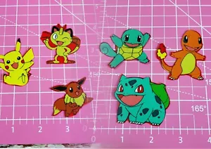 Pokémon Squirtle Fabric Iron-On Applique Patches For Kids, Jacket Cartoon - Picture 1 of 4