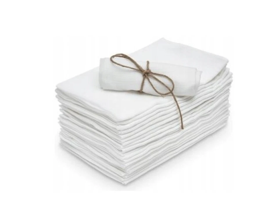 COTTON BABY MUSLIN SQUARES CLOTHS  COMFORTER BIB BLANKET CHANGING MAT  50 X 80CM - Image 1 of 1