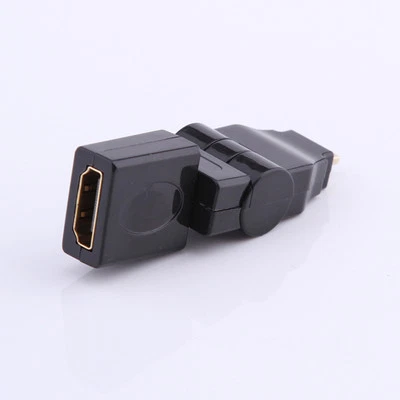 360° Swivel Angle Micro HDMI Male Standard HDMI Female Adapter Converter two-way - Image 1 of 4