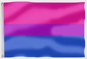 Pride Flagge Bisexuell Fahne 90X150cm Flaggen Bisexualität Bisexual Fahnen Lgbt - Bild 1 von 3
