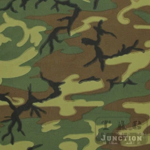 59"W ERDL Camouflage Ripstop Water Repellent Fabric 500D Cordura Nylon - Picture 1 of 8