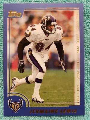2000 TOPPS JERMAINE LEWIS #247 BALTIMORE RAVENS - Image 1 of 4