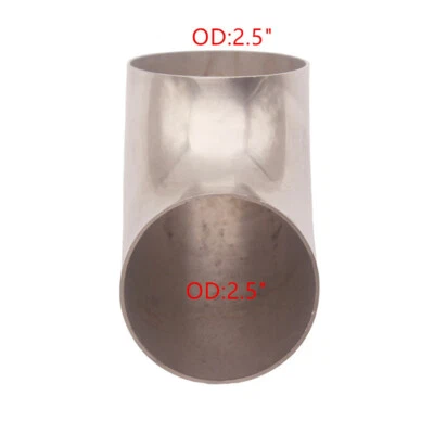 Nuevo 2.5" Radio Ultra Apretado Mandril Curvado 90 Deg SS 304 0.84D Tubo de Escape Foto 1 de 4