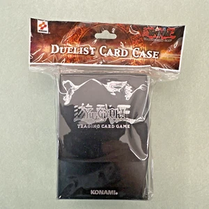 VINTAGE 1996 YUGIOH KONAMI 96KT DUELIST BLACK CARD CASE DECK BOX SEALED NEW!! - Picture 1 of 24