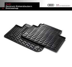 Gummimatten Audi Q5 hinten schwarz 80A061511041 Satz 2 Stück Allwetterfußmatten - Bild 1 von 1