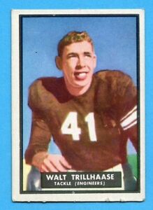 1951 Topps Magic # 26 WALT TRILLHAASE LEHIGH ENGINEERS  EX+  FREE SHIPPING