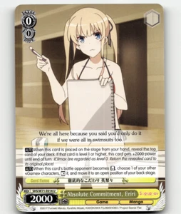 Weiss Schwarz Compromiso Absoluto, Er Saekano Cómo criar a una chica aburrida... plano - Imagen 1 de 1