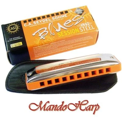 Seydel Harmonica - 10301 Blues Session Steel (SELECT KEY) NEW - image 1 of 4