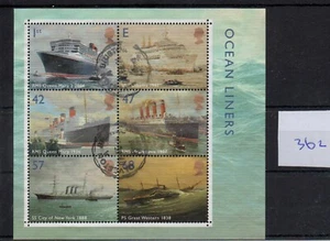 GB - Commems - (CMV 362) - Ocean Liners mini sheet - very fine cancel - Picture 1 of 1