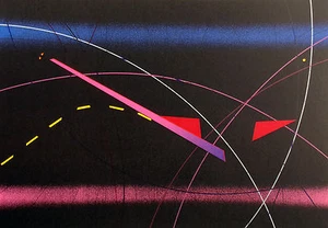 Cerj Lalonde "Folle Elizabeth" Hand Signed Silkscreen Fine Art Print MAKE OFFER! - Picture 1 of 5