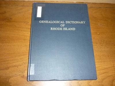 J O Austin. Genealogical History of Rhode Island. 1978 reprint. Ex-library copy. - Image 1 of 2