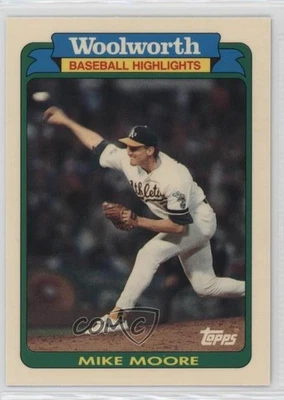 1990 Topps Woolworth Baseball Highlights Woolworth (Box Set) Mike Moore #27 - Image 1 of 2