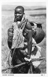 Nandi Frau Kenia RP Postkarte BESCHREIBUNG LESEN (H644) - Bild 1 von 3