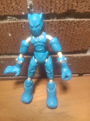 Boneco de ação 2021 Hasbro Marvel Avengers Bend And Flex Pantera Negra - Imagem 1 de 2