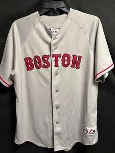 Boston Red Sox Baseball Jersey Majestic Genuine Merchandise Away Large - Picture 1 of 5