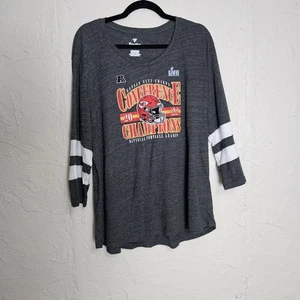 Kansas City Chiefs AFC Shirt Woman's Football 2022 Conference Champions Sz. 3XL - Picture 1 of 6