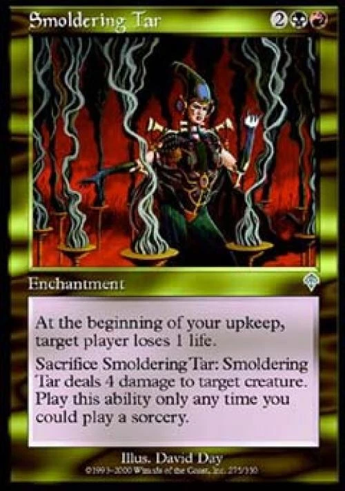 Smoldering Tar - Medium Play MTG Invasion - Image 1 of 1