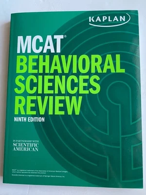 MCAT Behavioral Sciences Review Ninth Edition (2023-2024, Kaplan Test Prep) BN - Image 1 of 2