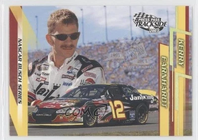 Press Pass Trackside NASCAR Busch Series Gold Holofoil Kerry Earnhardt #P37 2003 Foto 1 de 2