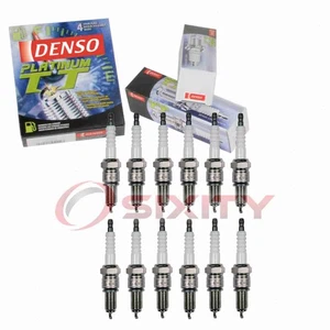 12 pc Denso Platinum TT Spark Plugs for 1974 Ferrari 365 GT4 BB 4.4L H12 qg - Picture 1 of 5