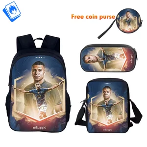 Zaino Grande Calcio – Set 3 pezzi – Scuola Elementare Media – Pallone & Squadra - Bild 1 von 9