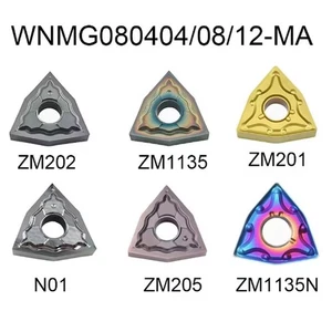 WNMG080404-MA /WNMG080408-MA /WNMG080412-MA Indexable CNC carbide Turning insert - Picture 1 of 6