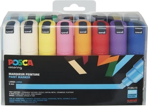 Faber Castell Marker UNI POSCA PC-8K 8 mm 16er Set - Bild 1 von 1