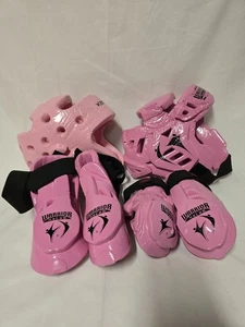 Century Child Youth Pink Karate Taekwondo Martial Sparring Pads Gear Package Set - Picture 1 of 22