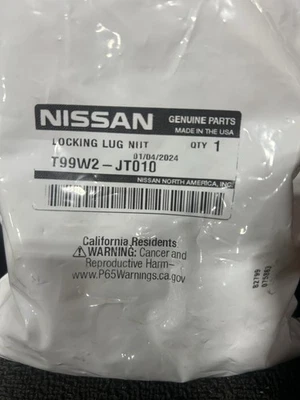车轮锁 尼桑 原始设备制造商配件 T99W2-JT010 — 第 1/2 张图片