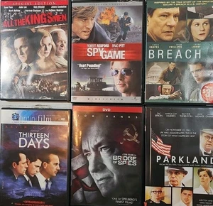 DVD Movie Lot Of 10 Political, Suspense & Action Thrillers  - Picture 1 of 8