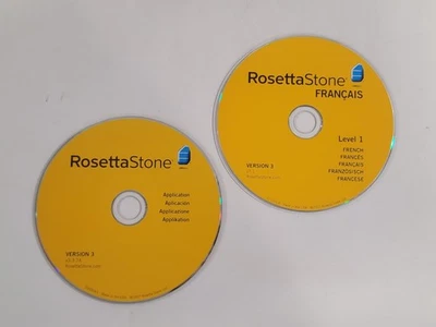 ROSETTA STONE French Level 1 CD Language CD + Application CD - Discs Only - Image 1 of 4