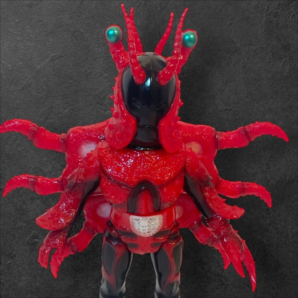 ZARIGARNA Kamen Rider Villano Mariscal Armadura Cangrejo Kaijin General Yoroi 12”  Foto 1 de 4