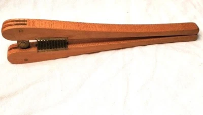 Scandinavian Danish Mid Century Modern design Nutcracker in Maple And Brass - Image 1 of 4