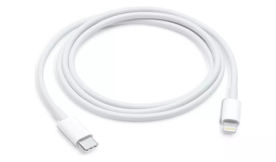 GENUINE Apple USB-C to Lightning Cable - White, 1m length, new in box MX0K2ZM/A - Image 1 of 1