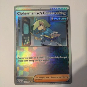 Pokémon | Ciphermaniac's Codebreaking [Poke Ball] | Prismatic Evolutions 104/131 - Picture 1 of 2
