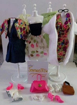 Clothing Lot For 11 Inch Fashion Dolls NO Mannequins  - Image 1 of 3