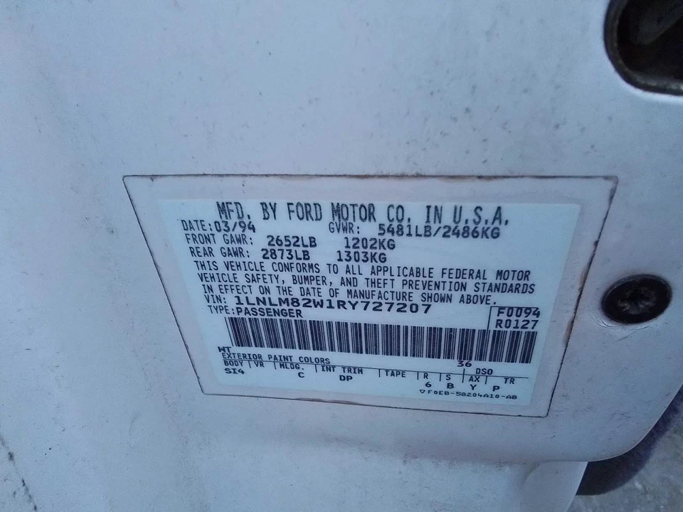 Wheel 15x6-1/2 Aluminum Lacy Spokes Fits 90-96 LINCOLN & TOWN CAR 1591535 - Image 1 of 4