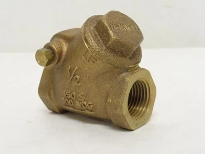 181019 New-No Box; Legend 1/2" T-453 Bronze Y-Pattern Check Valve 1/2NPT - Image 1 of 4