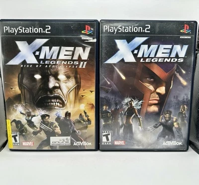 X 战警传奇 II 启示录的崛起 Playstation 2 PS2 游戏批量捆绑出售物品完整 — 第 1/4 张图片