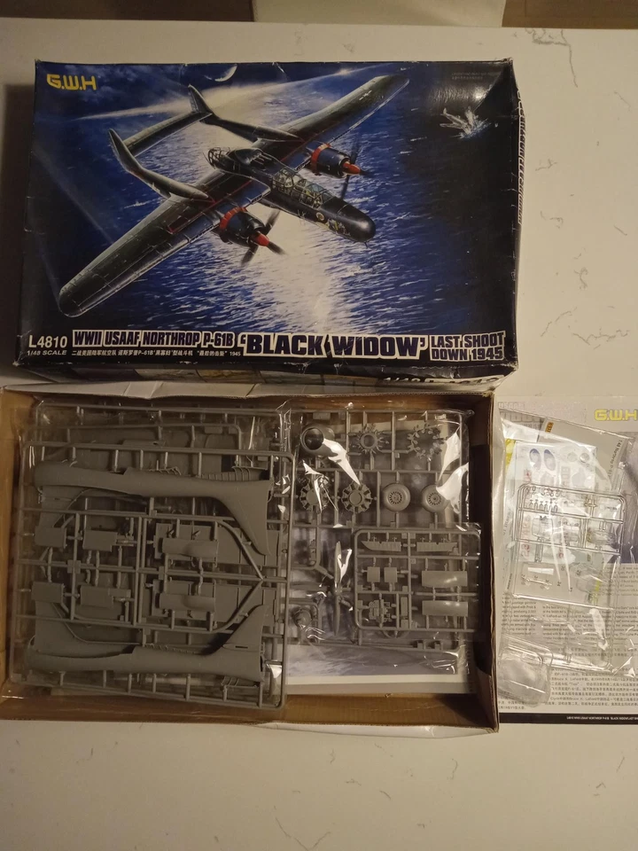 1/48 GWH Northrop P-61B Black Widow WWII USAAF night fighter - Image 1 of 1