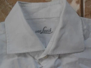 Van Laack Shirt 40 White Solid Color #EA0398 - Picture 1 of 1