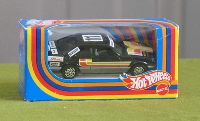 1980s Hot Wheels Super 1/43 Black Mercedes 500 SEC Rally w/ Stickers  MIB Italy - Image 1 of 4