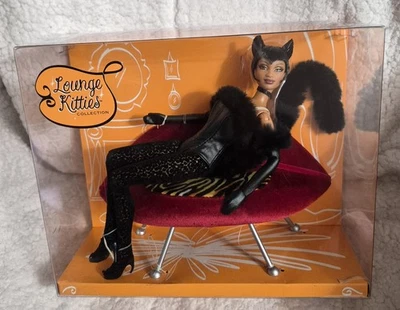 Lounge Kitties Collection AA Barbie Doll 2003 Mattel C3553 NRFB Dressed in Black - Image 1 of 4