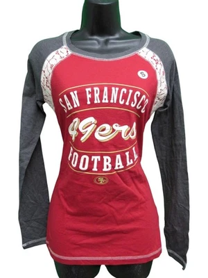 Nueva Camisa Majestuosa Manga Larga San Francisco 49ers Para Mujer Tallas S-XL-2XL Foto 1 de 4