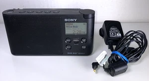 Radio Sony XDR-S41D Negra DAB DAB+ FM RDS Probada y Funciona con Fuente de Alimentación - Imagen 1 de 20