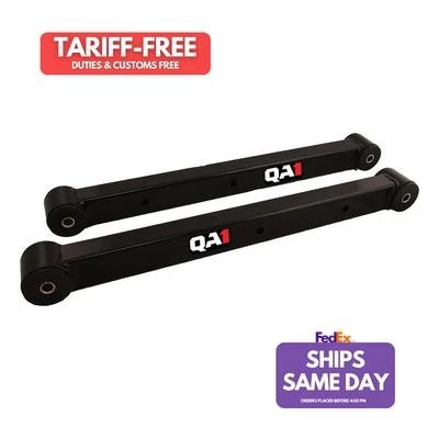 QA1 5204, 2 Pack Black Steel Lower Trailing Arms - Fits 78-88 G-Body & Fits 82-0 - Image 1 of 4