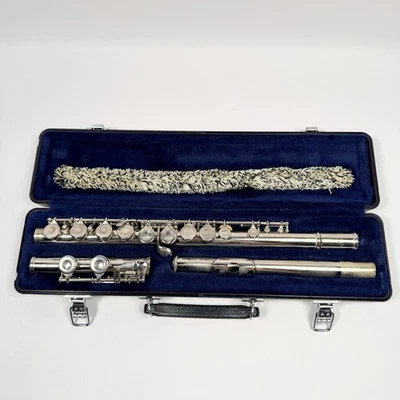 Selmer USA 1206 Student Flute w/ Case & Cleaning Wand – Needs Minor Adjustment - Image 1 of 4