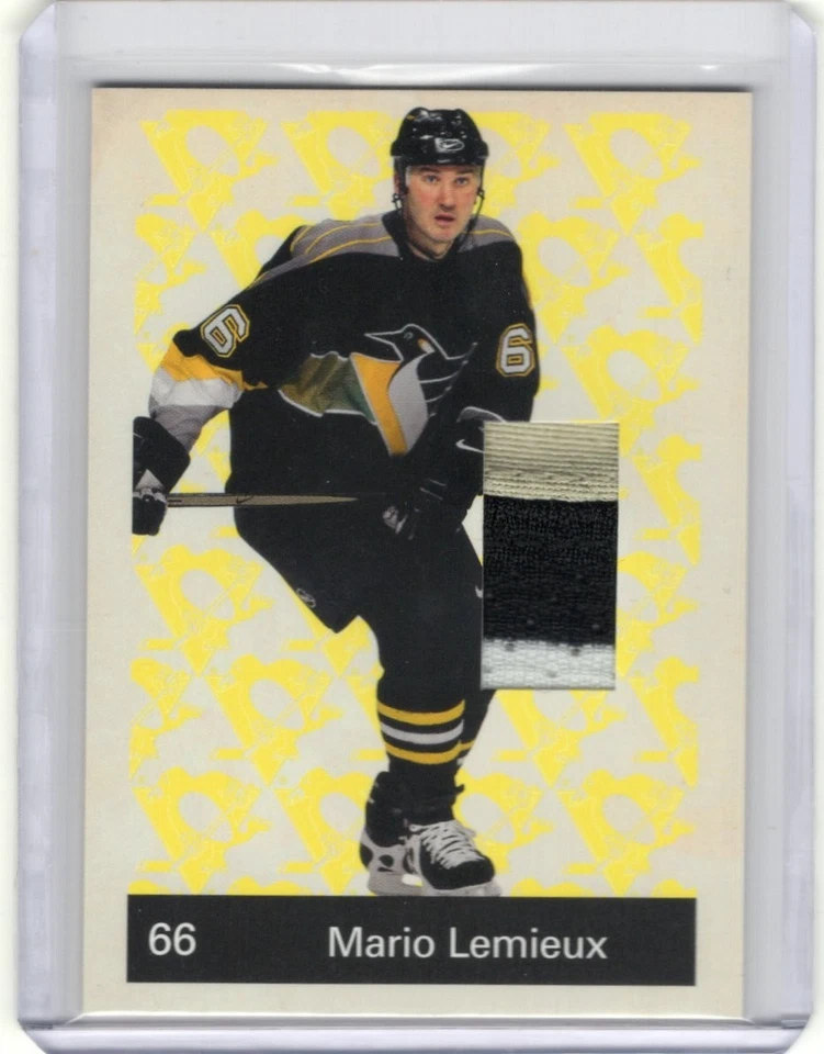 02-03 PARKHURST RETRO BACK IN TIME JERSEY MARIO LEMIEUX 3CLR - Image 1 of 1
